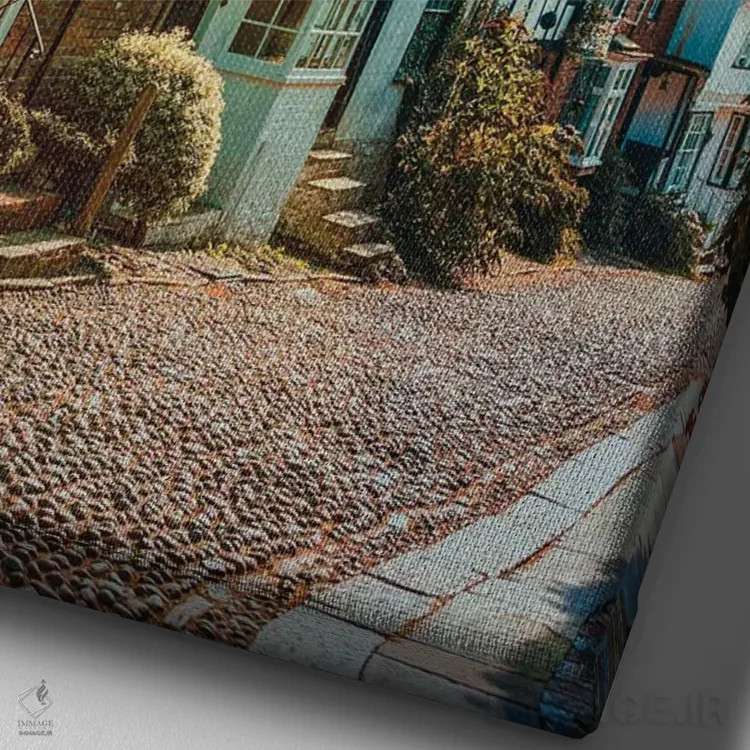 تابلو دکوراتیو پری دریایی رای ۱ اثر اوربان تلر - نمای نزدیک بافت بوم