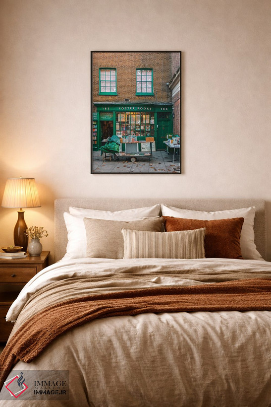 تابلو دکوراتیو کتابفروشی فاستر اثر اوربان تلر - D6B