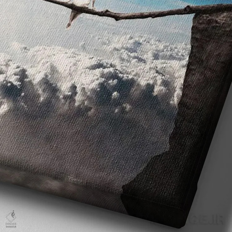 تابلو دکوراتیو منظره بی نقص اثر آندر دات آرت - نمای نزدیک بافت بوم