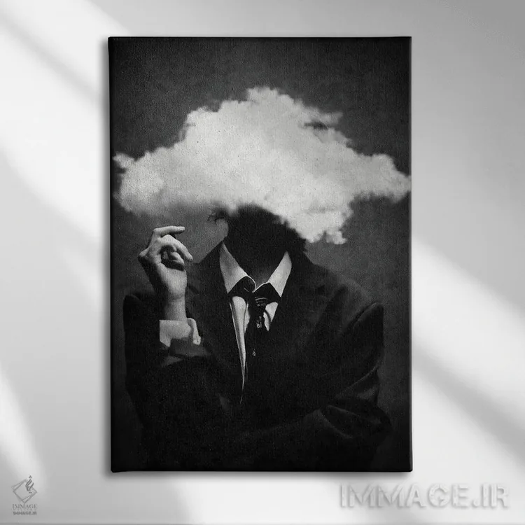 تابلو دکوراتیو می آید و می رود اثر آندر دات آرت - نمای روبهرو روی دیوار