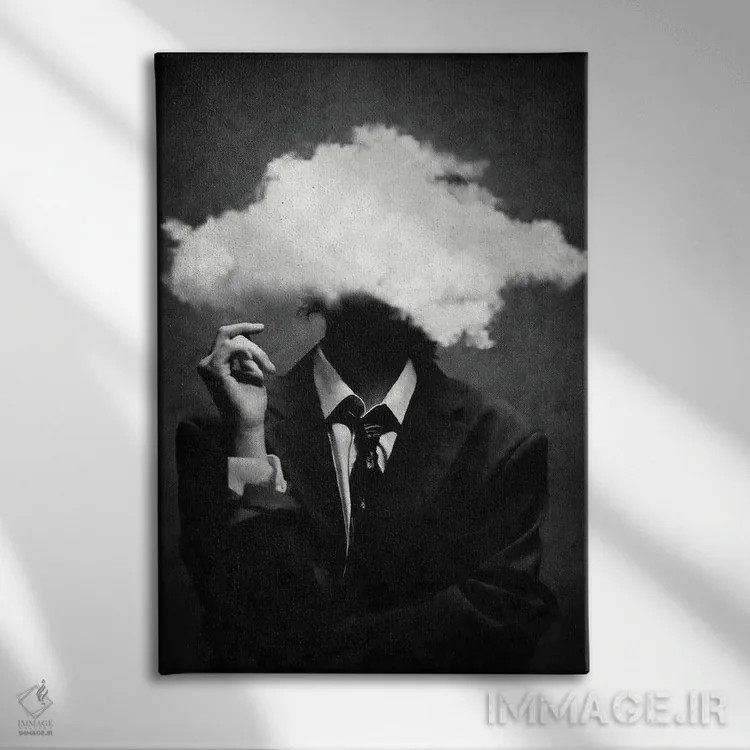 تابلو دکوراتیو می آید و می رود اثر آندر دات آرت - نمای روبهرو روی دیوار