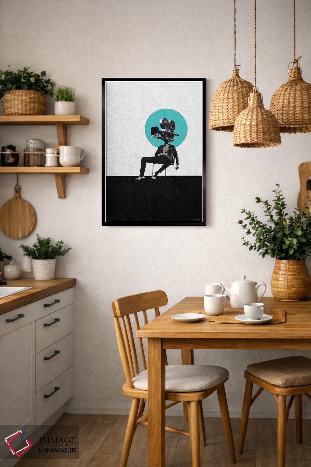 تابلو دکوراتیو تعادل بین آشنا و رویا اثر آندر دات آرت - D6B