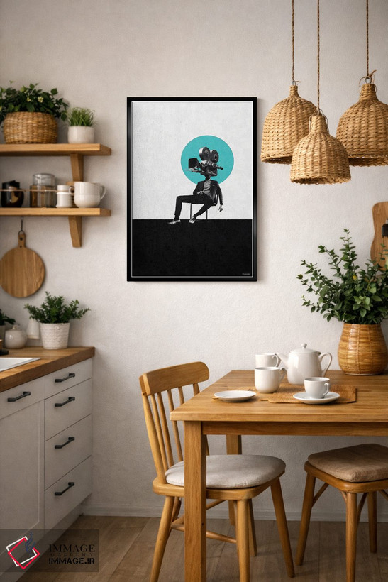 تابلو دکوراتیو تعادل بین آشنا و رویا اثر آندر دات آرت - D6B