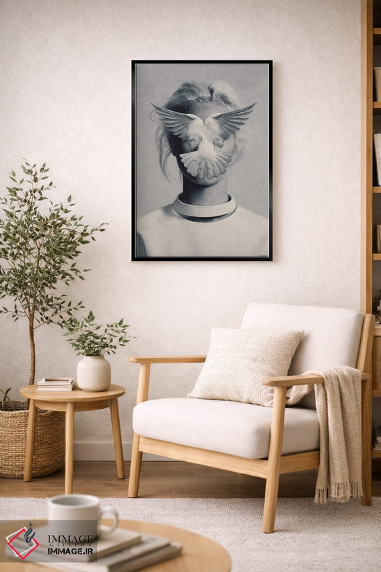 تابلو دکوراتیو تصمیمات اثر آندر دات آرت - D2B