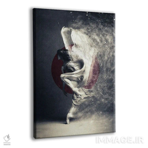 تابلو دکوراتیو خارج از خطوط اثر آندر دات آرت - نمای پرسپکتیو محصول
