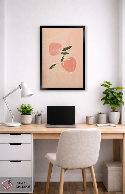 تابلو مینیمال هلوها اثر مزای اوگبو - D5B