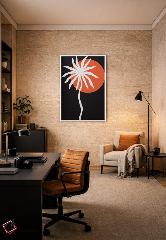 تابلو مینیمال مناطق گرمسیری اثر مزای اوگبو - D6W