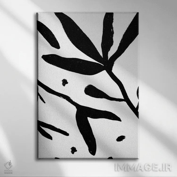 تابلو مینیمال طرح I اثر مزای اوگبو - نمای روبهرو روی دیوار