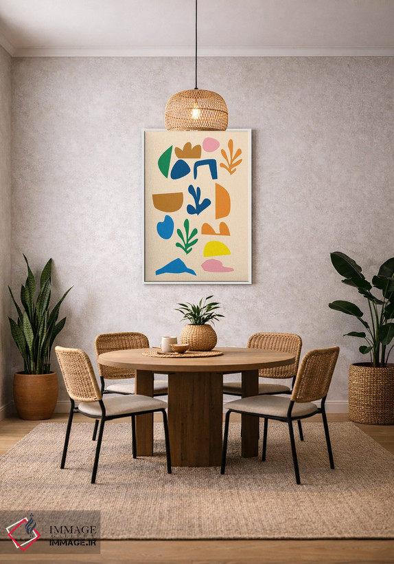 تابلو مینیمال برش ها II اثر مزای اوگبو - D3W
