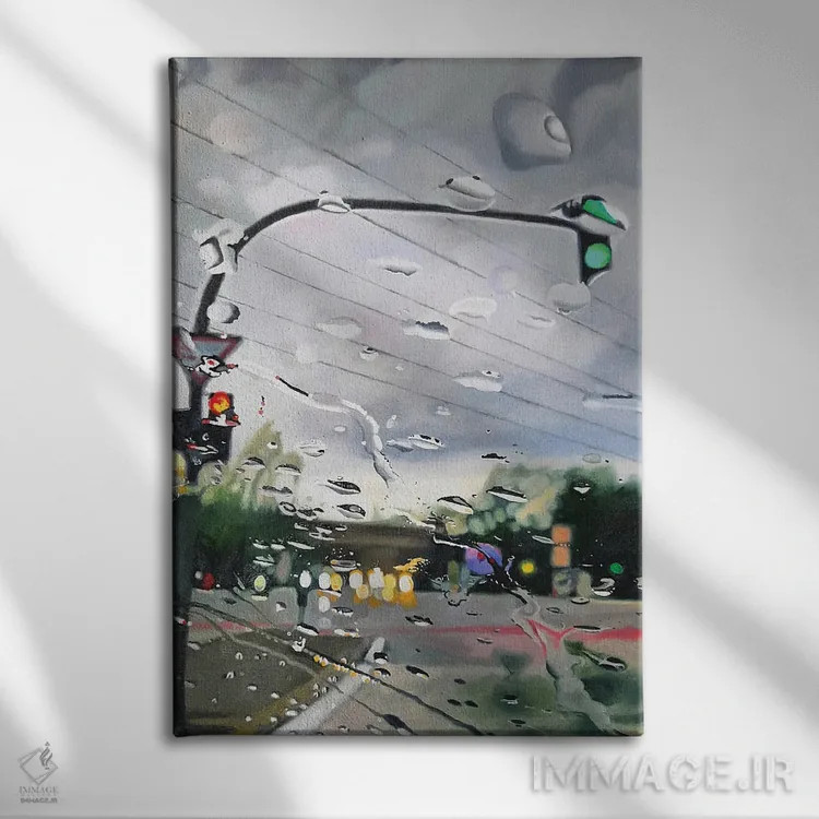 تابلو دکوراتیو در راه خانه II اثر اولا کوتر - نمای روبهرو روی دیوار