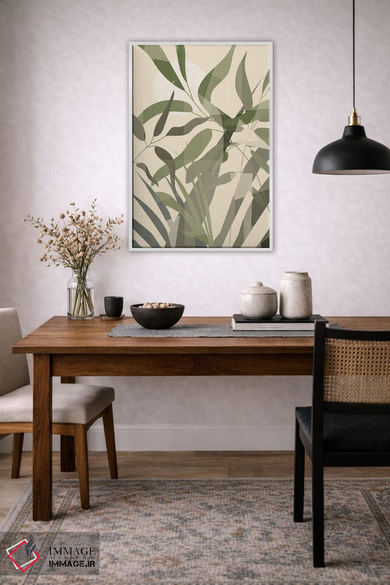 تابلو مینیمال مزارع اثر مزای اوگبو - D3W