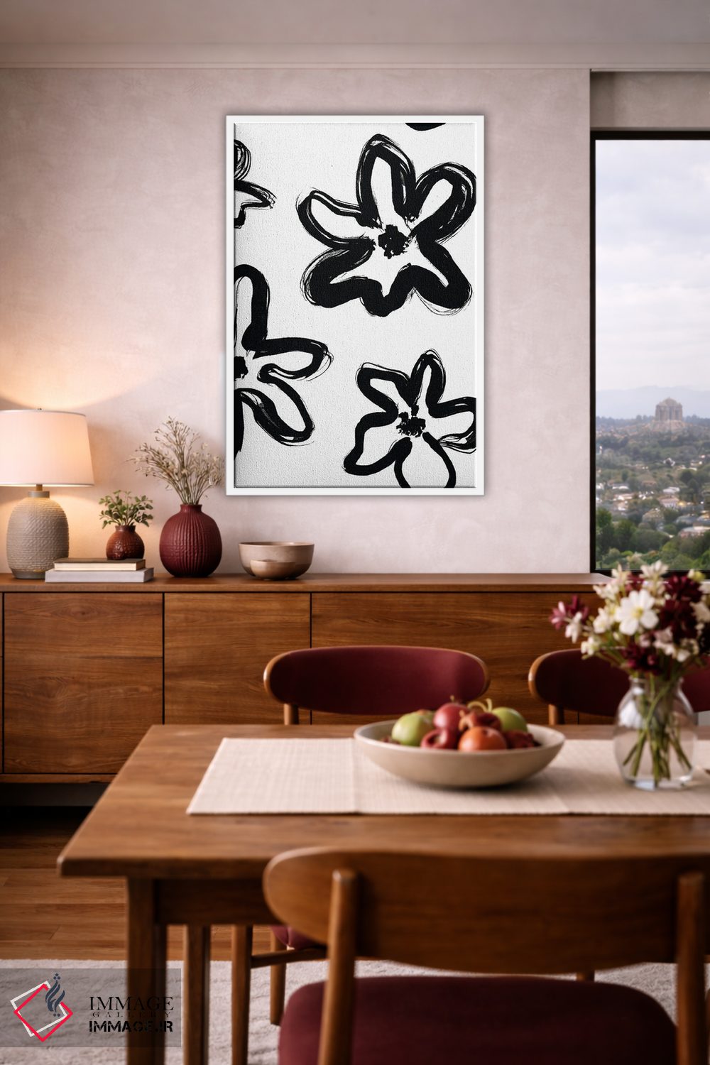 تابلو مینیمال طرح II اثر مزای اوگبو - D3W