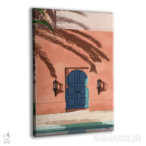 تابلو دکوراتیو زندگی آهسته اثر ۸۳ پرتقال - نمای پرسپکتیو محصول