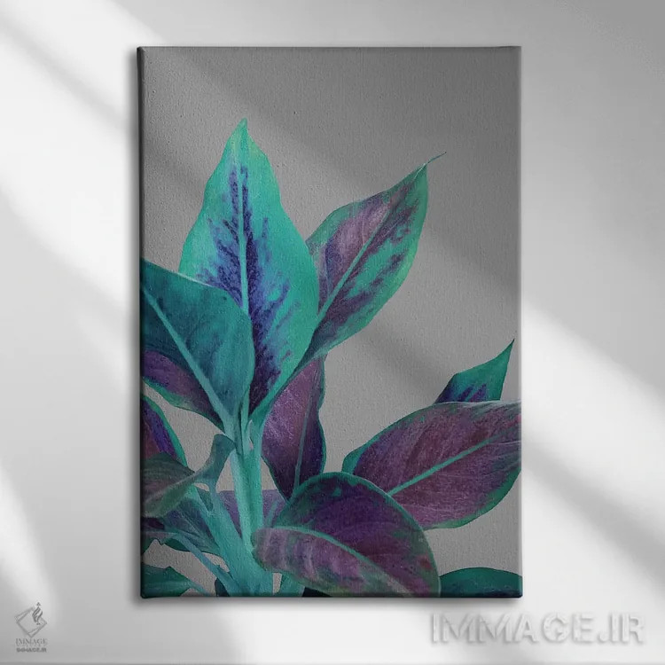 تابلو مدرن طبیعت بی جان اثر ۸۳ پرتقال - نمای روبهرو روی دیوار