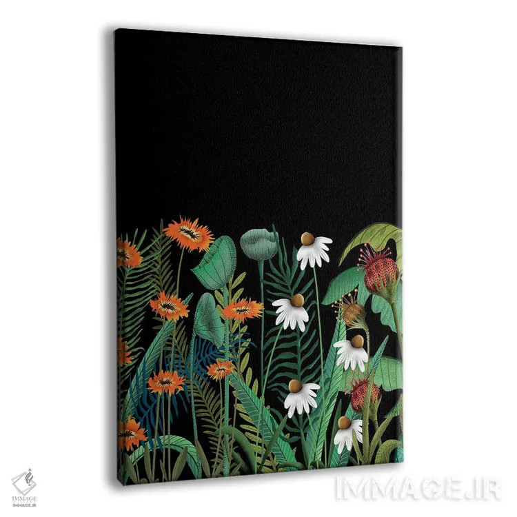 تابلو مدرن امیدها و آرزوهای تاریک اثر ۸۳ پرتقال - نمای پرسپکتیو محصول