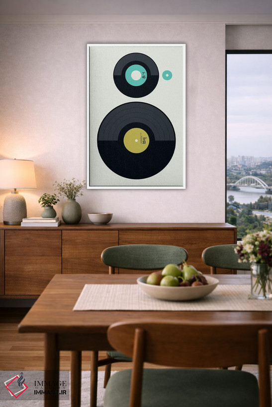 تابلو مدرن آیکون ها اثر بو لوندبرگ - D6W