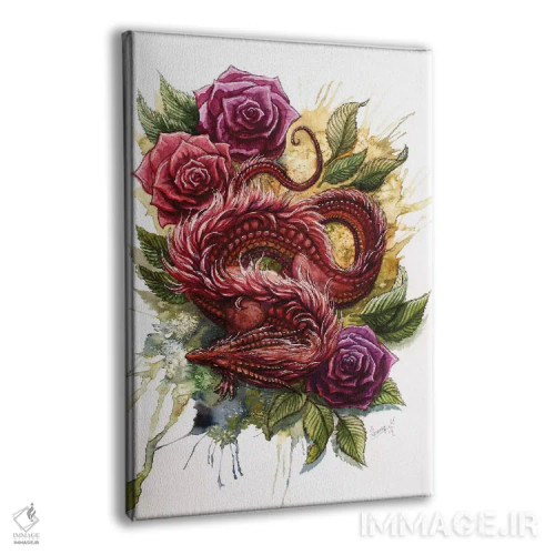 تابلو دکوراتیو رز اثر سونیمیا - نمای پرسپکتیو محصول