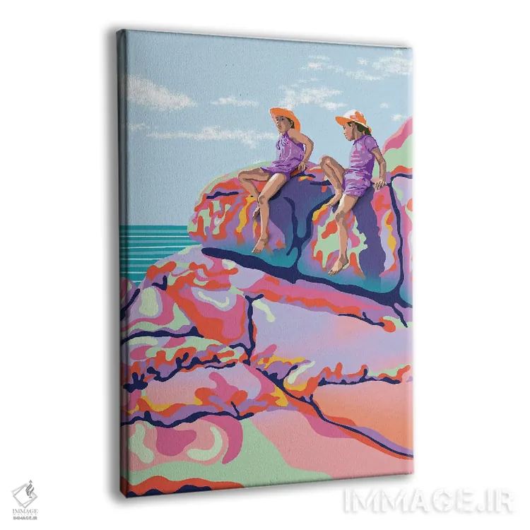 تابلو دکوراتیو دوستی اثر آن ریشیو - نمای پرسپکتیو محصول