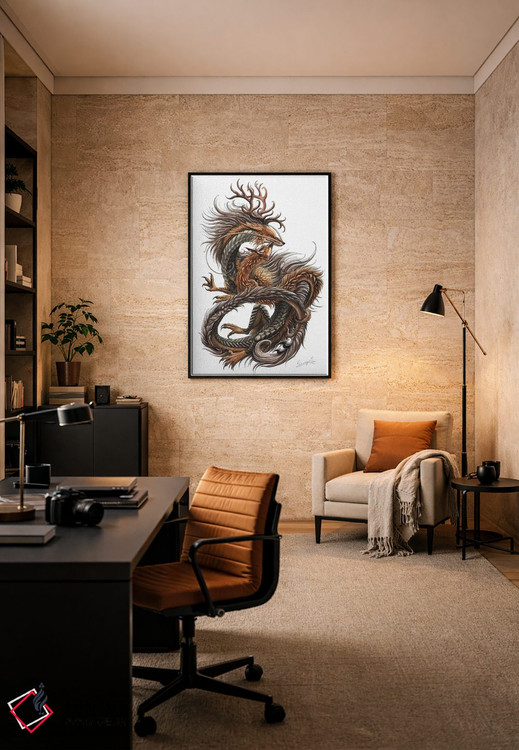 تابلو دکوراتیو ارواح پاییز اثر سونیمیا - D6B