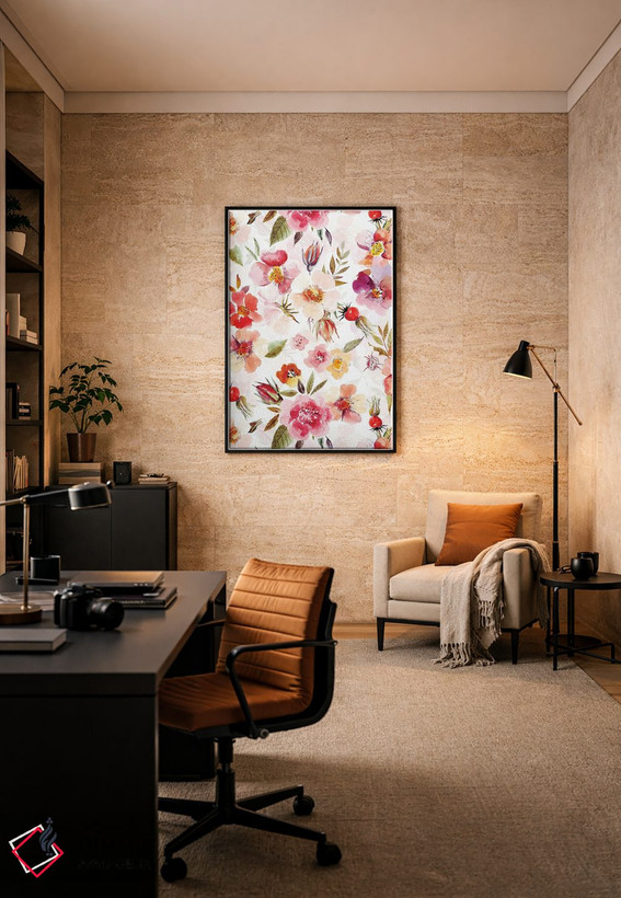 تابلو مدرن رزهای نیمه تابستان اثر آرت - D6B
