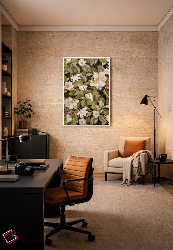 تابلو مدرن ماگنولیاهای قدیمی اثر آرت - D5W