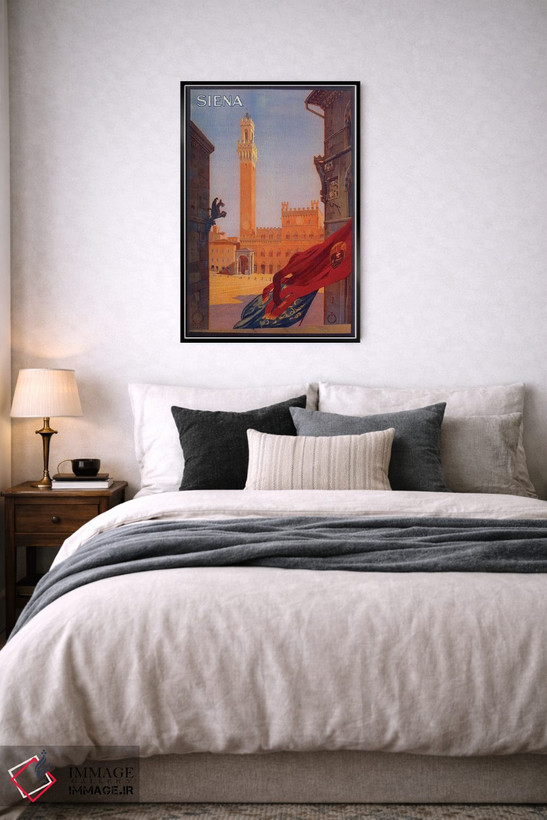 تابلو دکوراتیو سینا اثر کلکسیون اپل وینتج - D6B