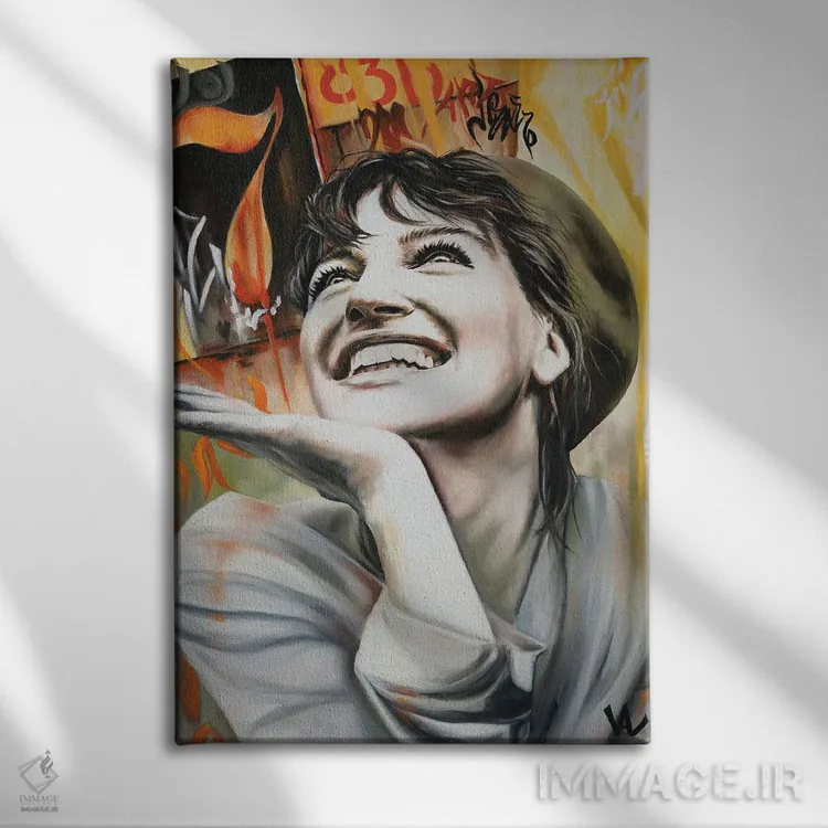 تابلو دکوراتیو راه نور اثر وال اسکوبه - نمای روبهرو روی دیوار