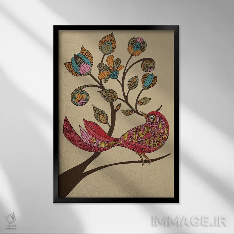 تابلو دکوراتیو بابت اثر والنتینا هارپر - نمای قابدار مشکی