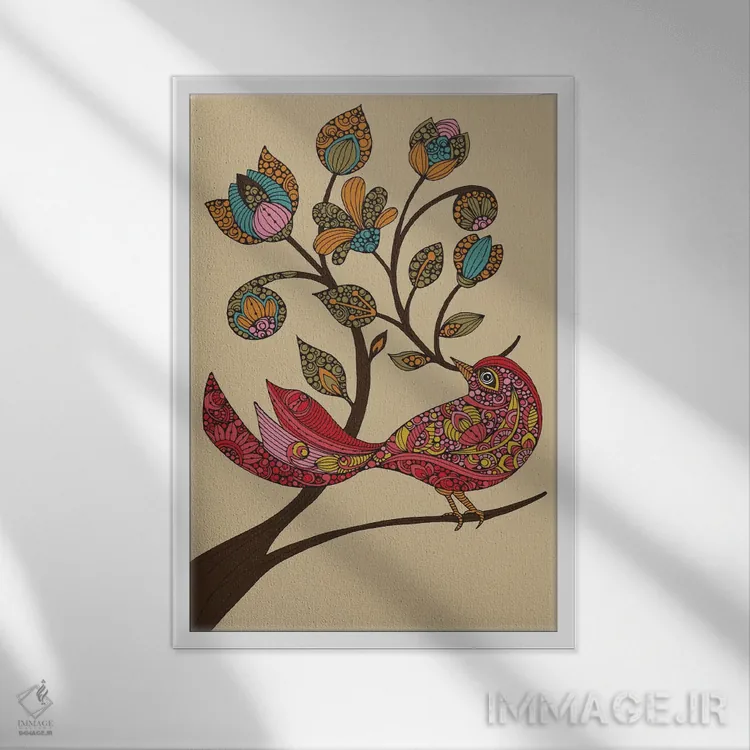 تابلو دکوراتیو بابت اثر والنتینا هارپر - نمای قابدار سفید
