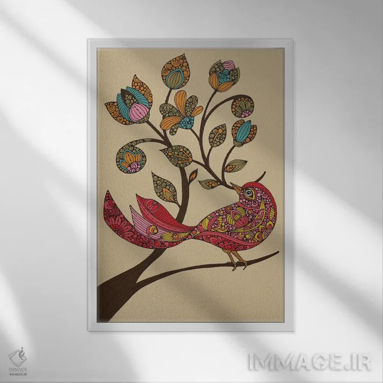 تابلو دکوراتیو بابت اثر والنتینا هارپر - نمای قابدار سفید