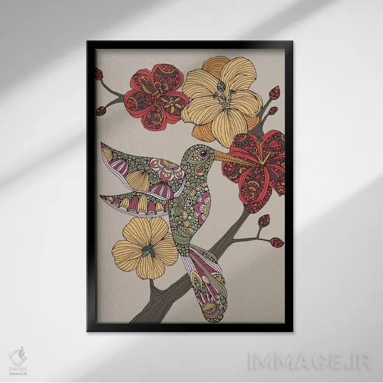 تابلو دکوراتیو لایساندر اثر والنتینا هارپر - نمای قابدار مشکی
