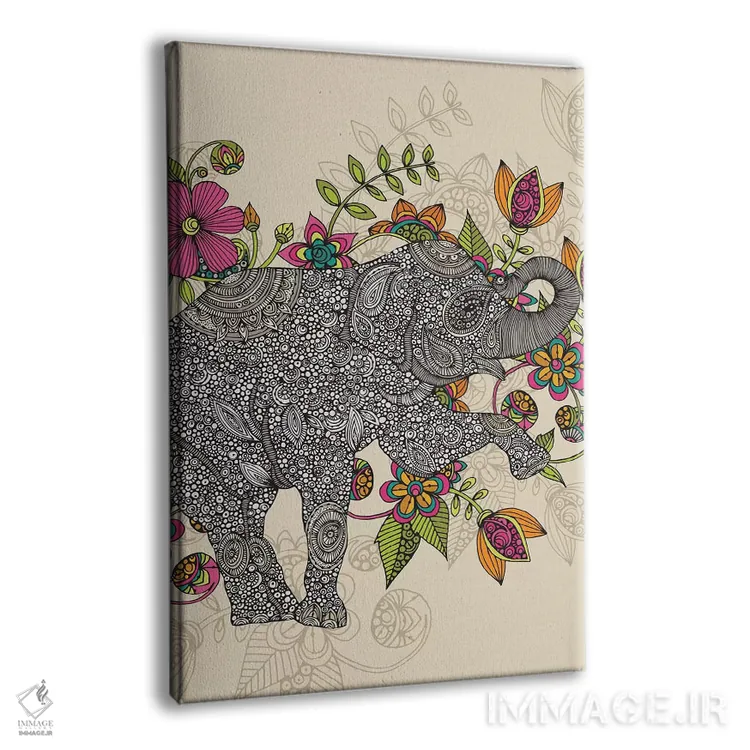 تابلو دکوراتیو رز اثر والنتینا هارپر - نمای پرسپکتیو محصول