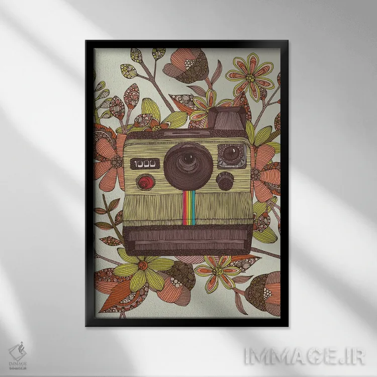 تابلو دکوراتیو خارج از دید اثر والنتینا هارپر - نمای قابدار مشکی