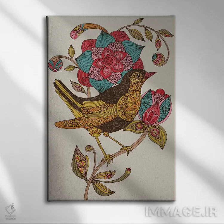 تابلو دکوراتیو سیندی اثر والنتینا هارپر - نمای روبهرو روی دیوار