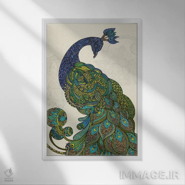 تابلو دکوراتیو اوا اثر والنتینا هارپر - نمای قابدار سفید