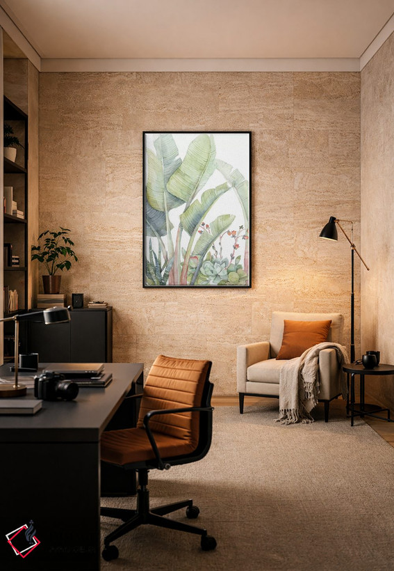 تابلو دکوراتیو دوستان گیاهان گرمسیری اثر ویولتا بویادزشیوا - D6B