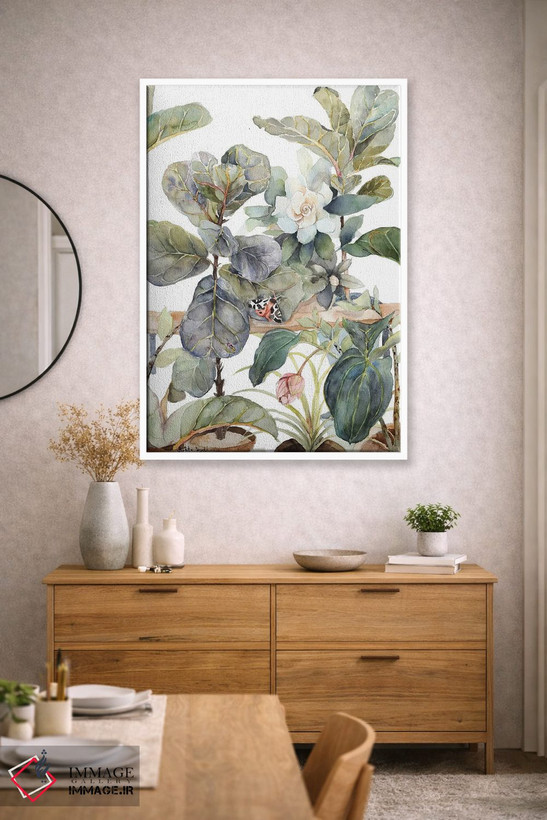 تابلو مدرن Medinilla, Gardenia, Indoor Plants, Illustration, Shades… اثر ویولتا بویادزشیوا - D2W