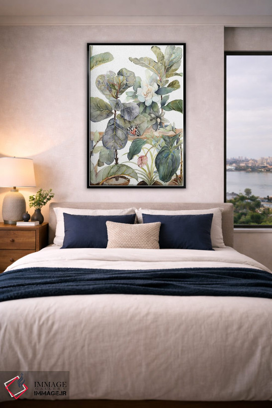تابلو مدرن Medinilla, Gardenia, Indoor Plants, Illustration, Shades… اثر ویولتا بویادزشیوا - D5B