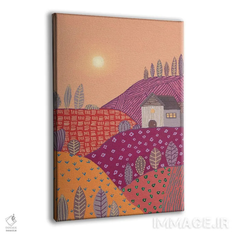 تابلو دکوراتیو منظره گرم ۲ اثر ویویانا گونزالس - نمای پرسپکتیو محصول