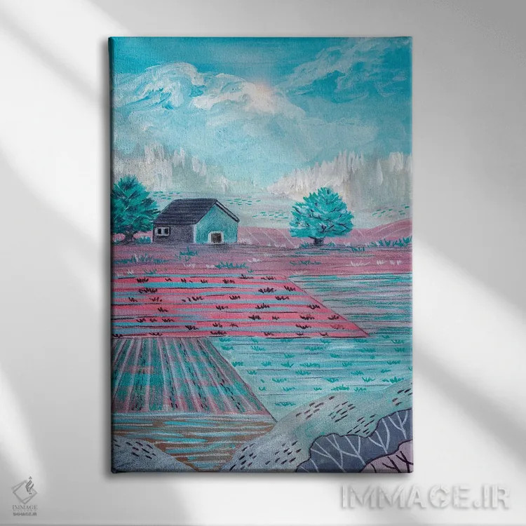 تابلو دکوراتیو مزرعه III اثر ویویانا گونزالس - نمای روبهرو روی دیوار