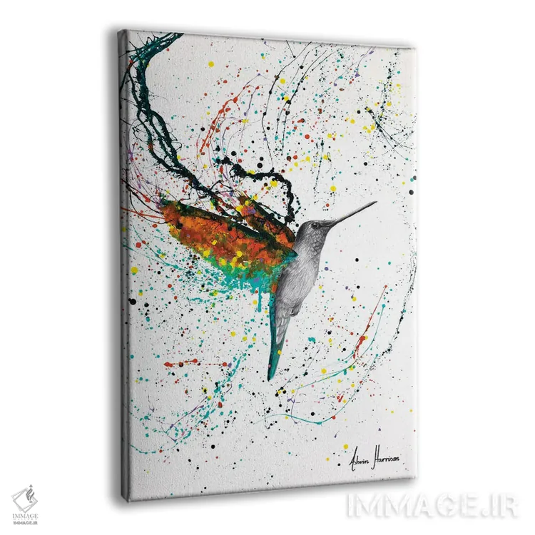 تابلو دکوراتیو مرغ مگس خوار اثر اشوین هریسون - نمای پرسپکتیو محصول