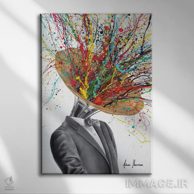 تابلو دکوراتیو استاد صدا اثر اشوین هریسون - نمای روبهرو روی دیوار