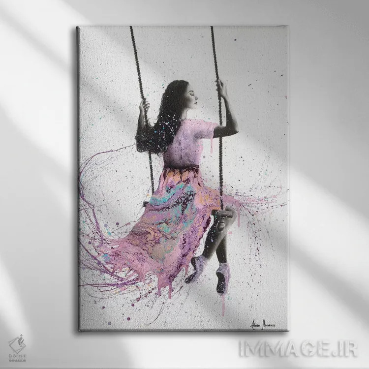 تابلو دکوراتیو تو آزادی ات را می خواهی اثر اشوین هریسون - نمای روبهرو روی دیوار