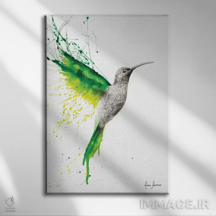تابلو دکوراتیو خورشید زمرباور اثر اشوین هریسون - نمای روبهرو روی دیوار