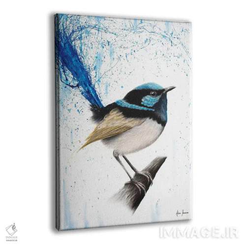 تابلو دکوراتیو فنچ باران اثر اشوین هریسون - نمای پرسپکتیو محصول