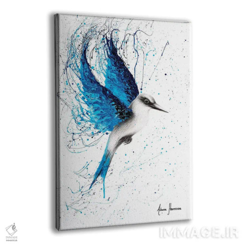 تابلو دکوراتیو آبی استرالیایی اثر اشوین هریسون - نمای پرسپکتیو محصول