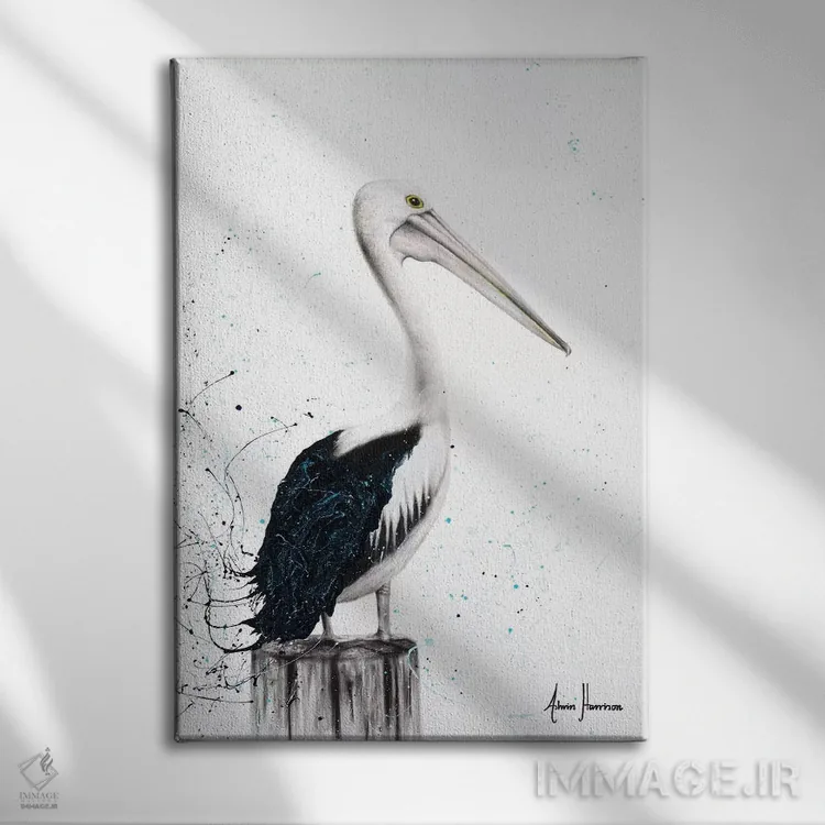 تابلو دکوراتیو در انتظار خورشید اثر اشوین هریسون - نمای روبهرو روی دیوار