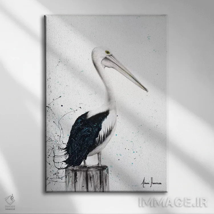تابلو دکوراتیو در انتظار خورشید اثر اشوین هریسون - نمای روبهرو روی دیوار
