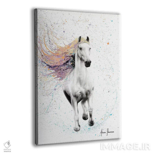 تابلو دکوراتیو اسب ریتمیک اثر اشوین هریسون - نمای پرسپکتیو محصول