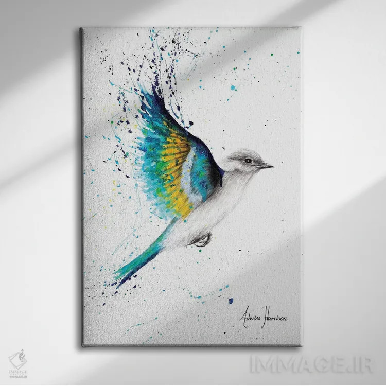 تابلو دکوراتیو آزادی برای کاوش اثر اشوین هریسون - نمای روبهرو روی دیوار